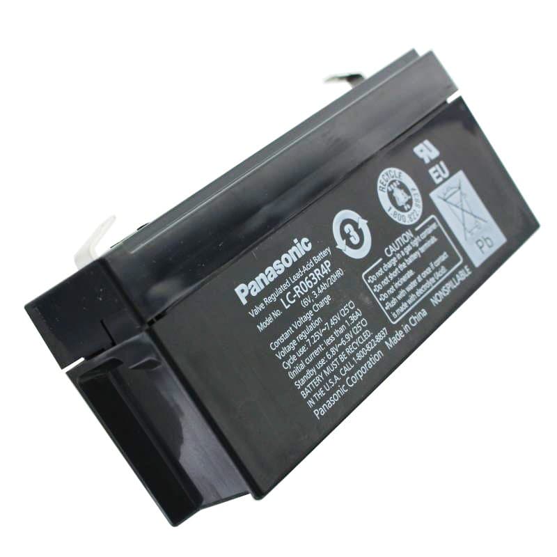 Batterie au plomb PB Panasonic LC-R063R4PG 6 volts, 3,4 Ah