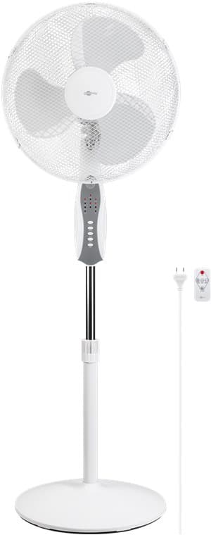 Ventilateur sur pied Goobay 16 pouces avec télécommande et minuterie