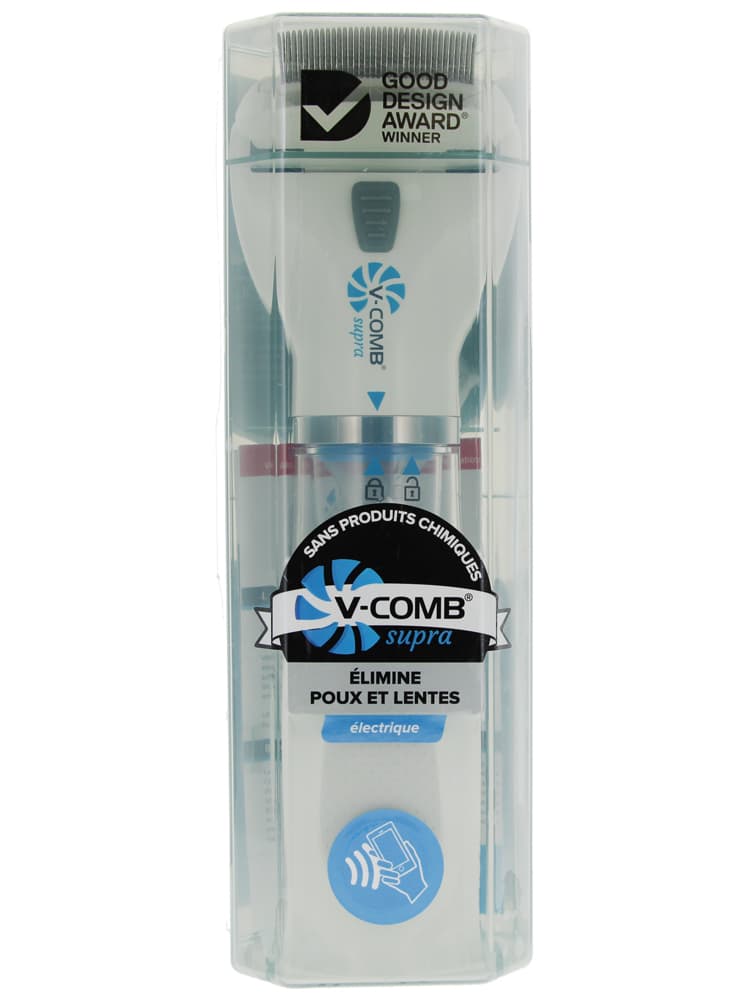 Tolife Technologies Peigne Aspirateur Anti Poux V-Comb Supra